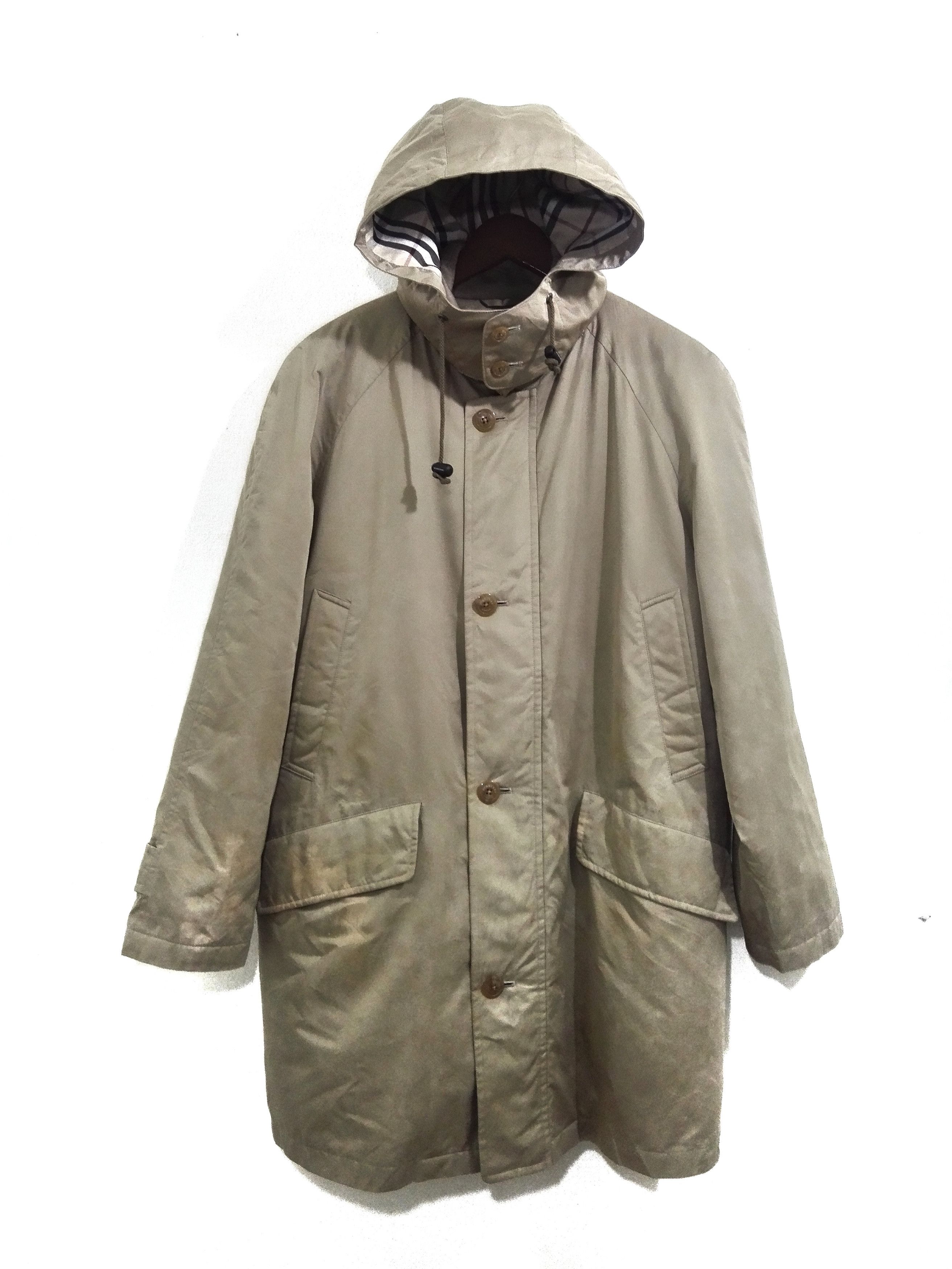 Burberry Burberry Parka Jacket With Hoodie Monogram Design Size US L / EU 52-54 / 3 - 1 Thumbnail