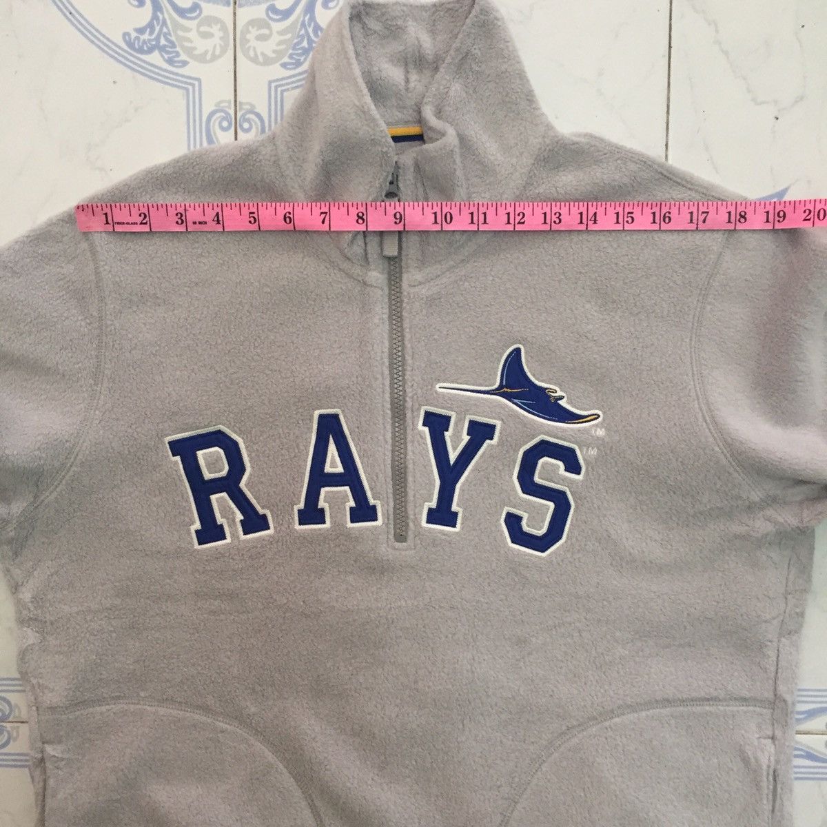 MLB Rays MLB x Uniqlo Half Zip Fleece Sweatshirt Jacket Size US XL / EU 56 / 4 - 17 Thumbnail