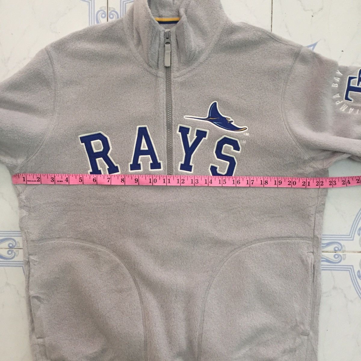 MLB Rays MLB x Uniqlo Half Zip Fleece Sweatshirt Jacket Size US XL / EU 56 / 4 - 15 Thumbnail