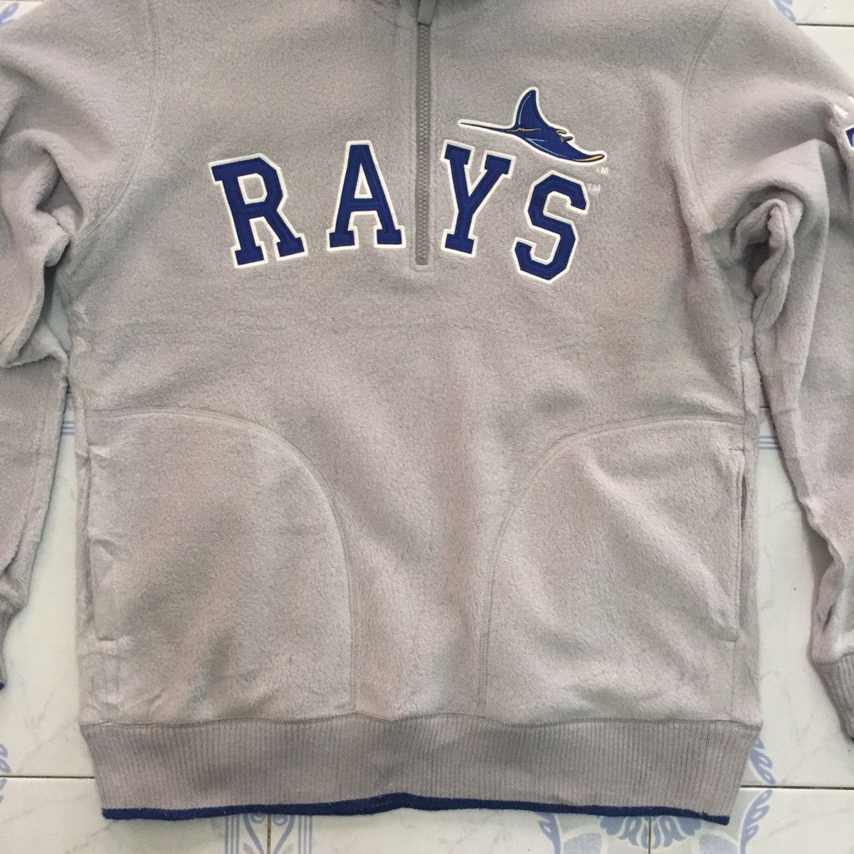 MLB Rays MLB x Uniqlo Half Zip Fleece Sweatshirt Jacket Size US XL / EU 56 / 4 - 4 Thumbnail