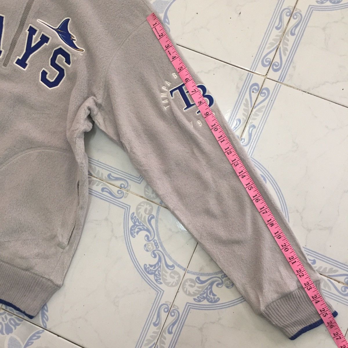 MLB Rays MLB x Uniqlo Half Zip Fleece Sweatshirt Jacket Size US XL / EU 56 / 4 - 18 Thumbnail