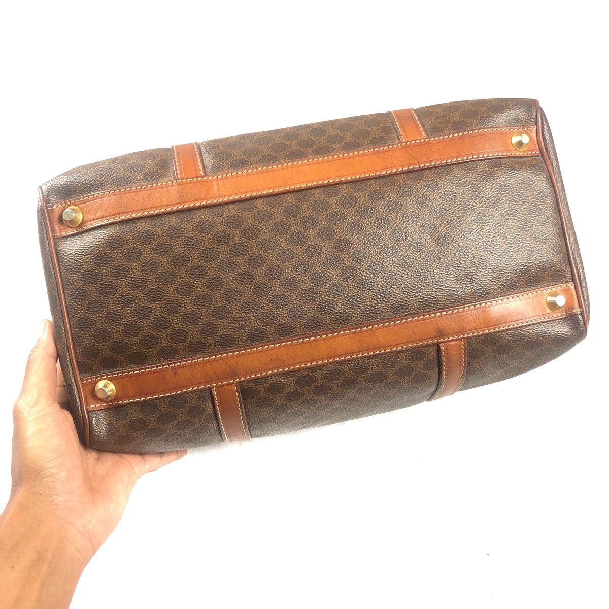 Celine Vintage Celine Macadam Speedy Bag Size ONE SIZE - 13 Thumbnail