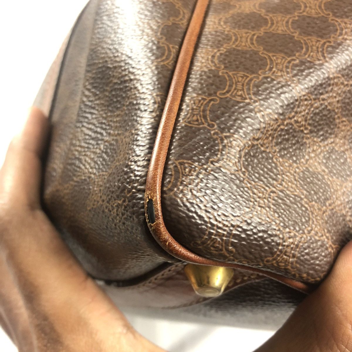 Celine Vintage Celine Macadam Speedy Bag Size ONE SIZE - 5 Thumbnail