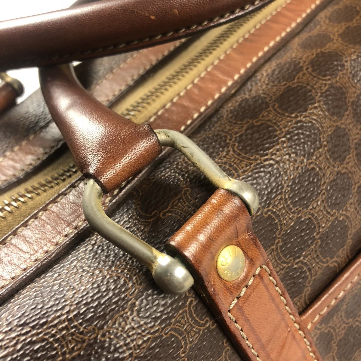 Celine Vintage Celine Macadam Speedy Bag Size ONE SIZE - 10 Thumbnail