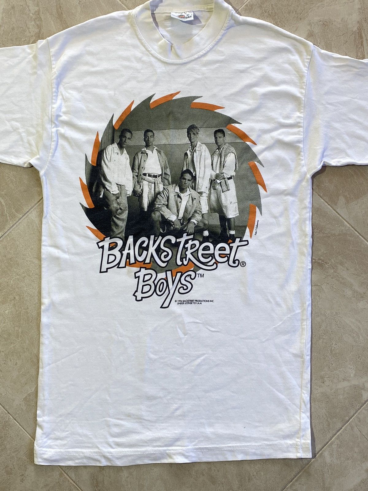 Band Tees × Vintage Back street boys 1996 vintage band tee Size US S / EU 44-46 / 1 - 2 Thumbnail
