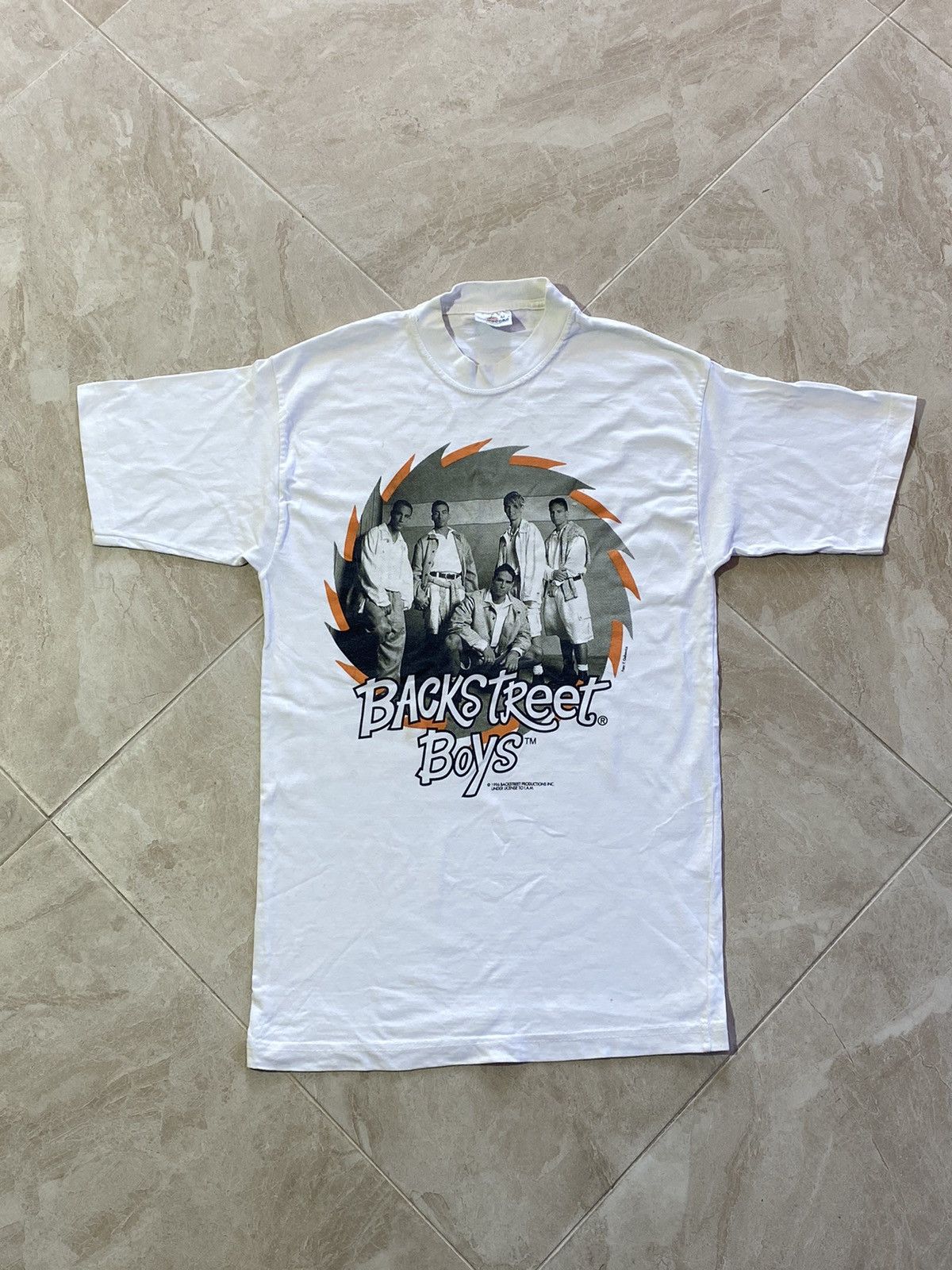 Hanes × Vintage Backstreet boys 1998 tour tee (balenciaga