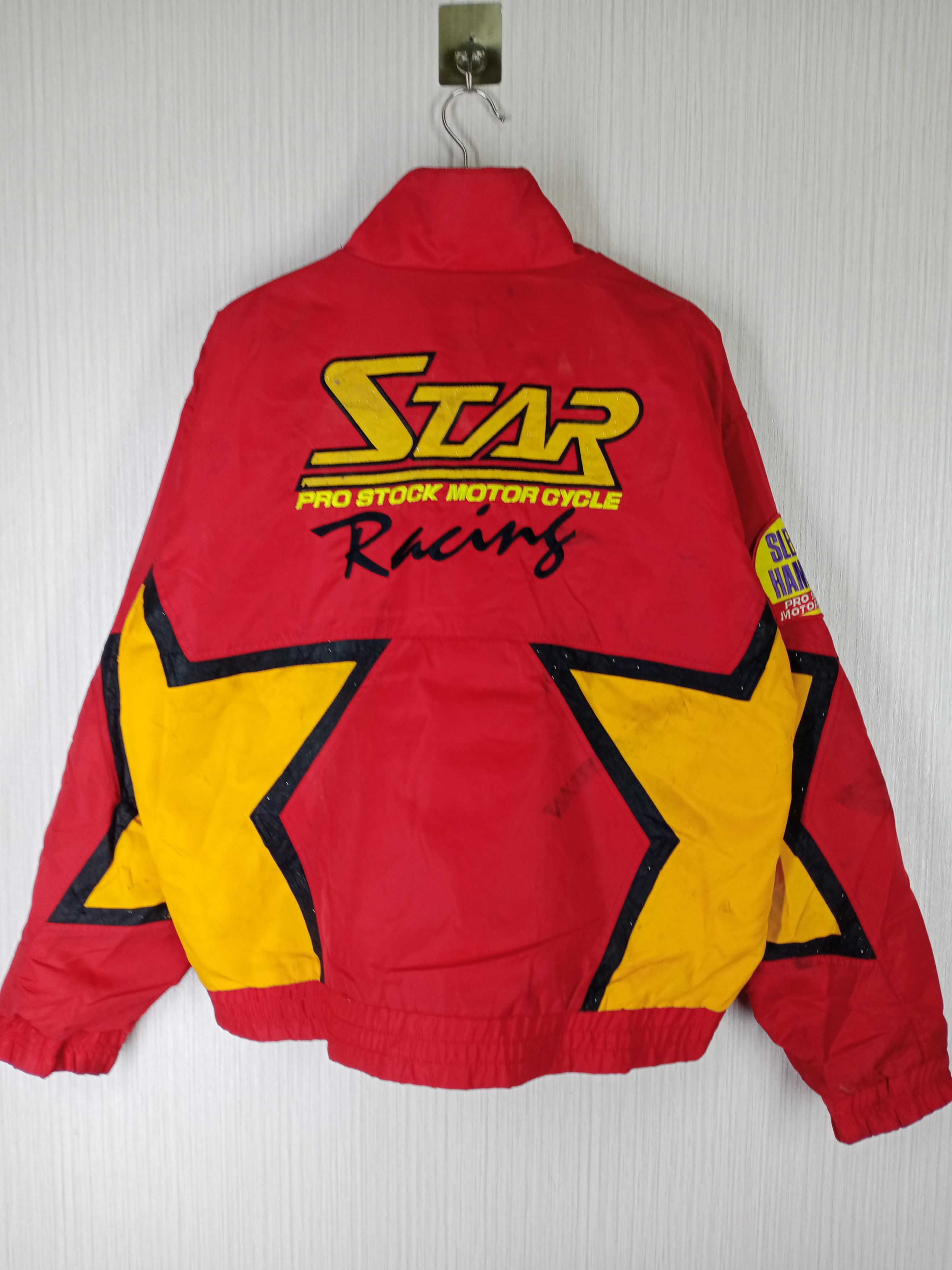 Other VINTAGE STAR MOTOR CYCLE RACING BOMBER JACKET Size US XL / EU 56 / 4 - 2 Thumbnail