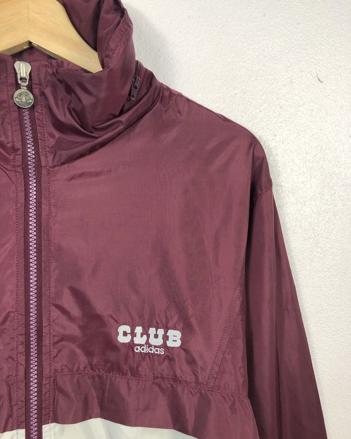 Adidas × Descente × Vintage Rare Vintage 80s Adidas Club X Descente Windbreaker Jacket Size US L / EU 52-54 / 3 - 3 Thumbnail