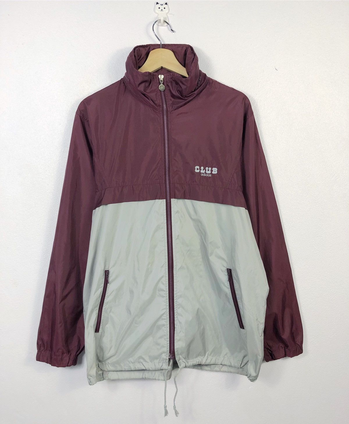 Rare Vintage 80s Adidas Club X Descente Windbreaker Jacket