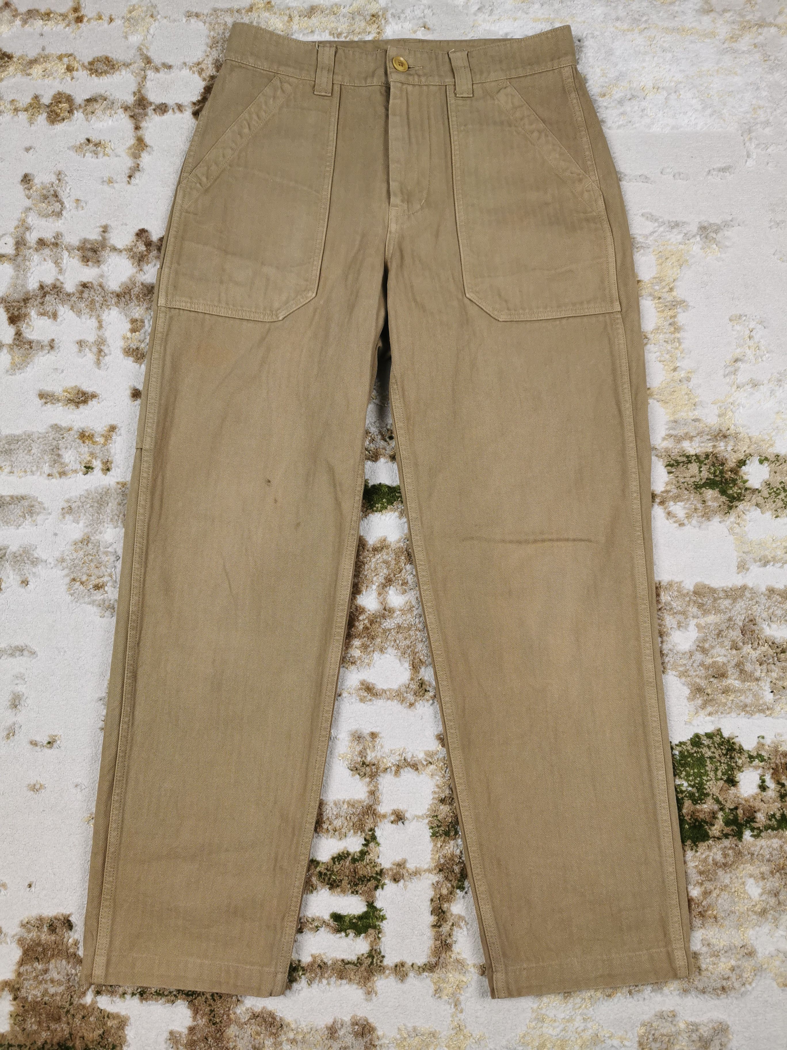 Nigel Cabourn Japanese Brand Nigel Cabourn Fatigue Cargo Pants Size US 30 / EU 46 - 1 Thumbnail