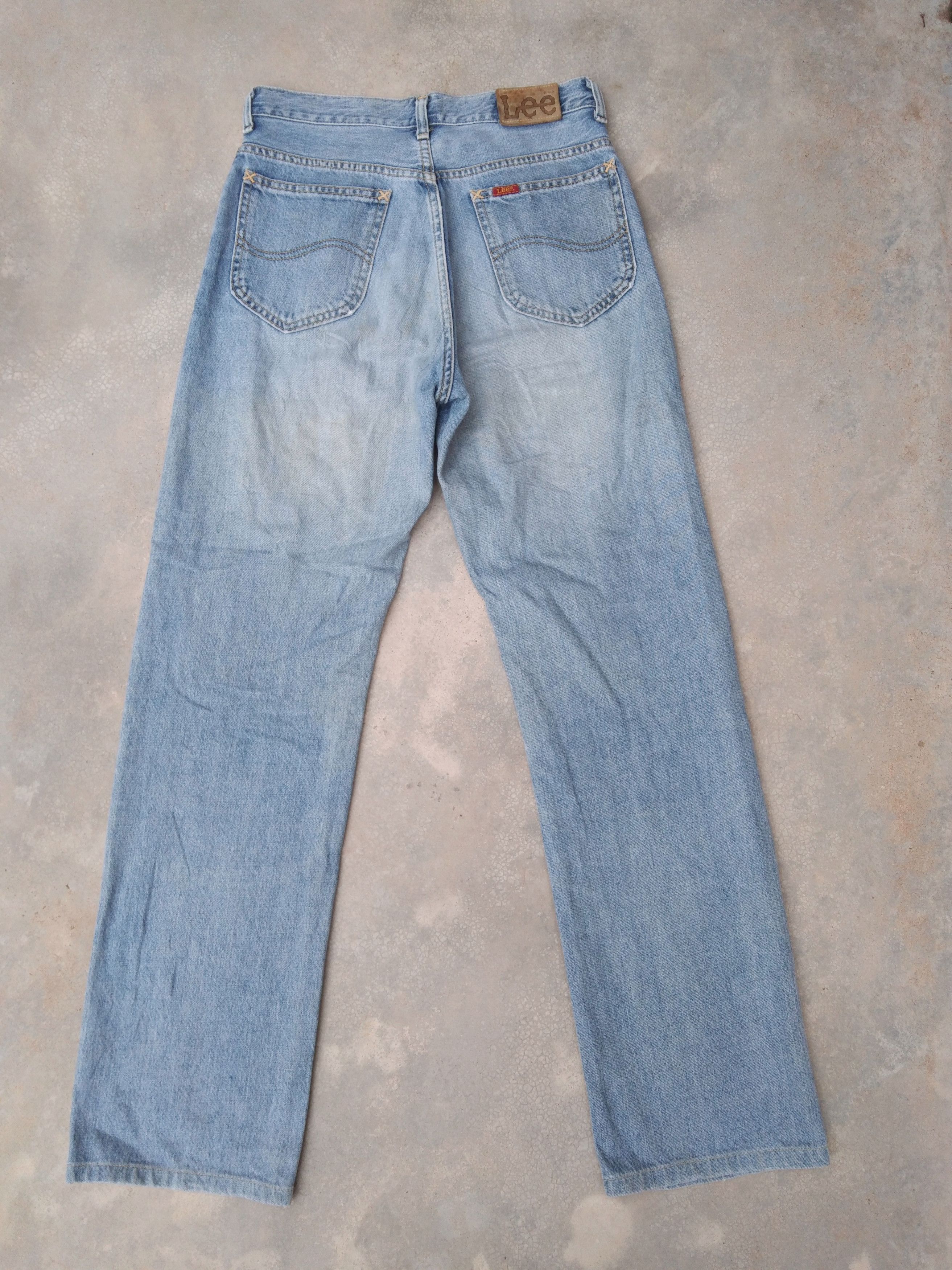 Lee Vintage Retro Lee Faded Blue Straight Leg Jeans 28x31 Size US 28 / EU 44 - 2 Thumbnail