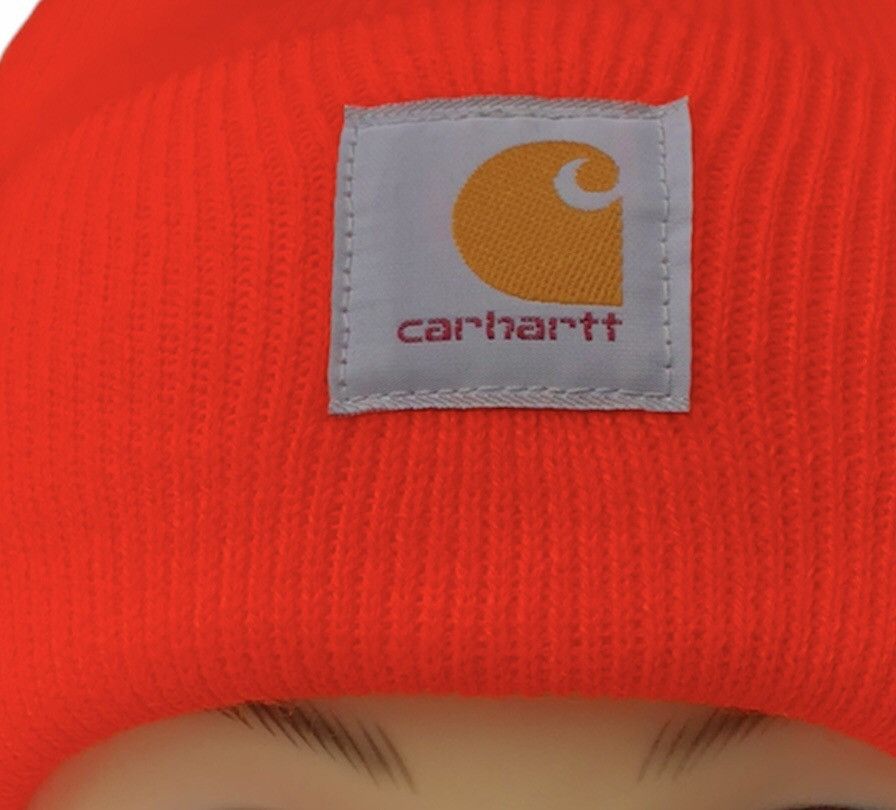 Carhartt Carhartt Knitted Orange Snowcap Size ONE SIZE - 8 Thumbnail