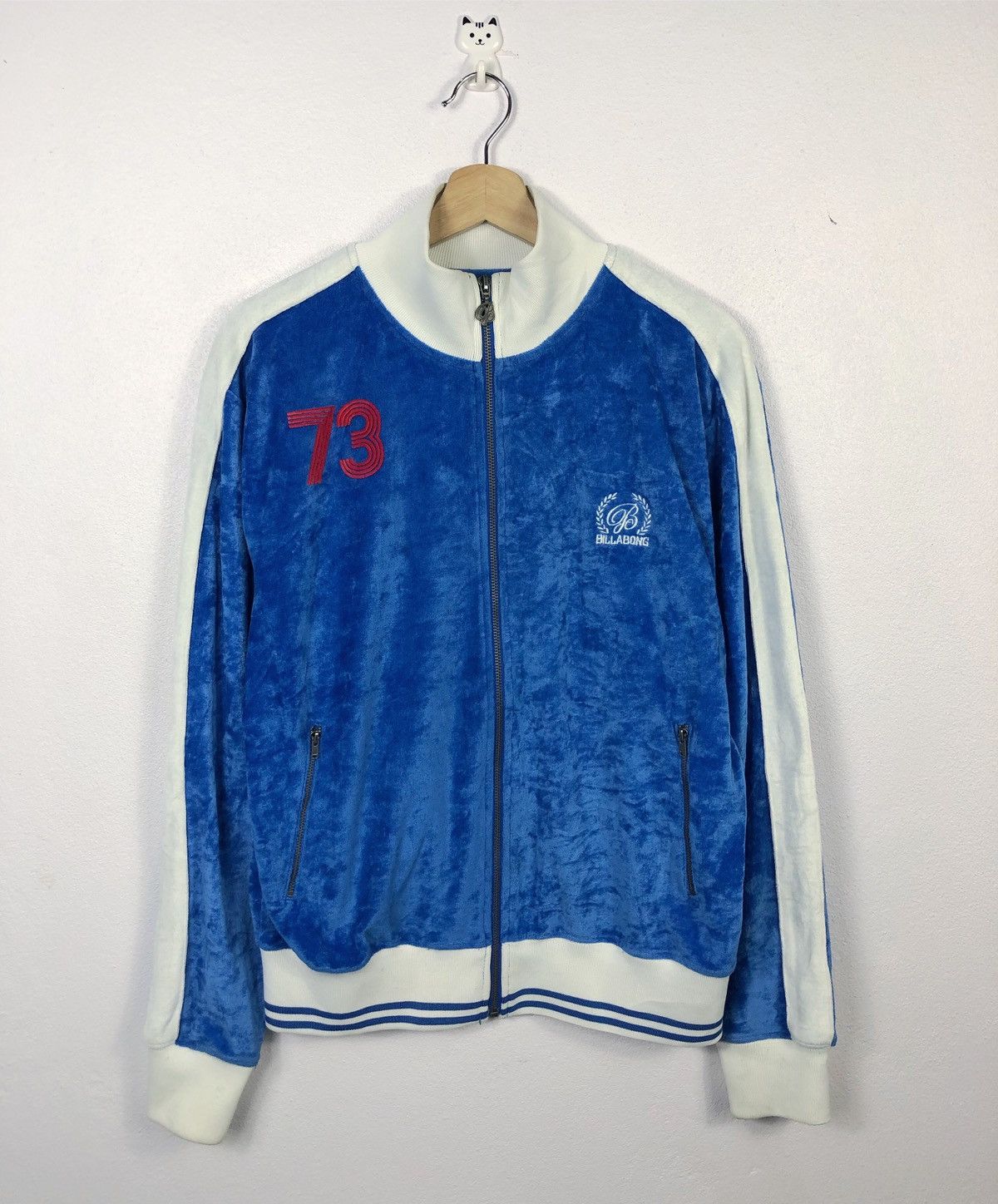 Billabong Rare Billabong Velvet Zipper Sweatshirt Size US M / EU 48-50 / 2 - 1 Thumbnail