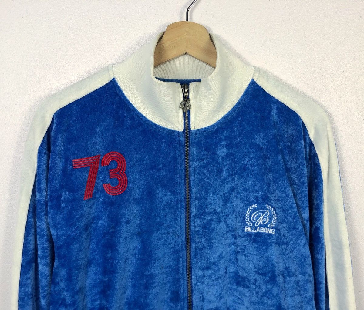 Billabong Rare Billabong Velvet Zipper Sweatshirt Size US M / EU 48-50 / 2 - 2 Thumbnail