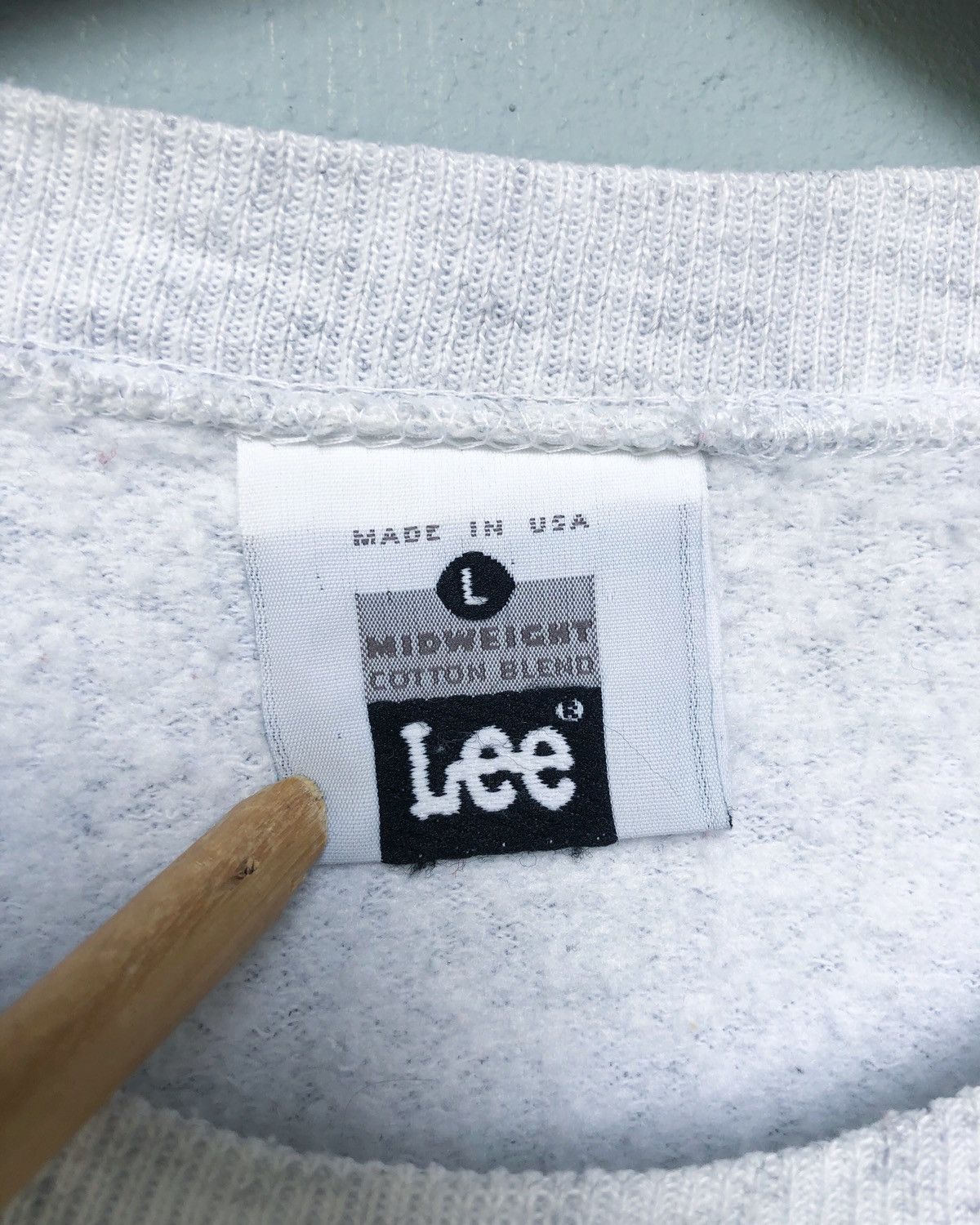 Lee Rare Vintage 90s Lee Sweatshirt Made in USA Size US L / EU 52-54 / 3 - 8 Thumbnail