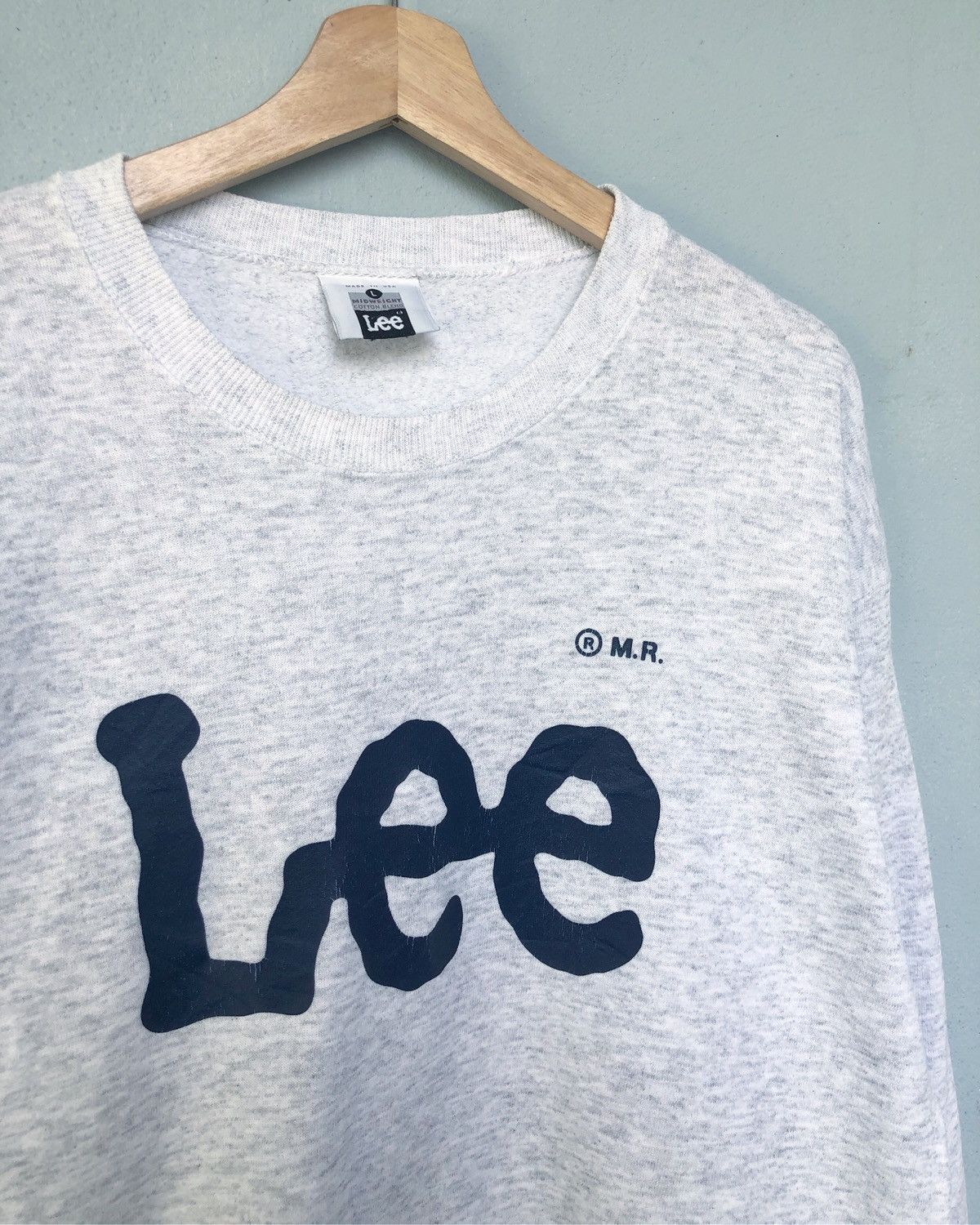 Lee Rare Vintage 90s Lee Sweatshirt Made in USA Size US L / EU 52-54 / 3 - 3 Thumbnail