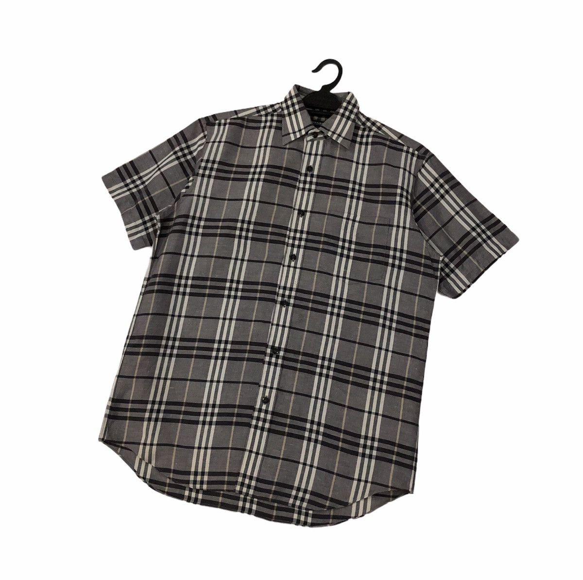 Burberry Authentic Burberry Novacheck Linen Short Sleeves Shirt Size US M / EU 48-50 / 2 - 6 Thumbnail