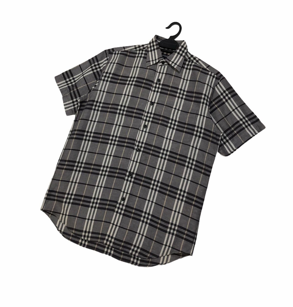 Burberry Authentic Burberry Novacheck Linen Short Sleeves Shirt Size US M / EU 48-50 / 2 - 7 Thumbnail
