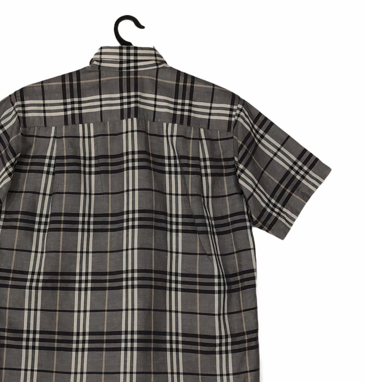 Burberry Authentic Burberry Novacheck Linen Short Sleeves Shirt Size US M / EU 48-50 / 2 - 5 Thumbnail