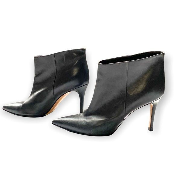 Gianvito Rossi Gianvito Rossi Stilo Gray Leather Ankle Boots, Size 37.5EU Size US 7.5 / IT 37.5 - 5 Thumbnail