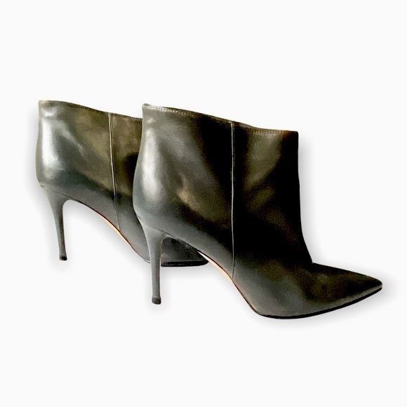 Gianvito Rossi Gianvito Rossi Stilo Gray Leather Ankle Boots, Size 37.5EU Size US 7.5 / IT 37.5 - 6 Thumbnail