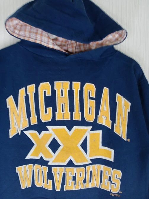 NCAA × Vintage Rare Vintage Michigan Wolverines Hoodie Sweatshirt Size US M / EU 48-50 / 2 - 2 Thumbnail