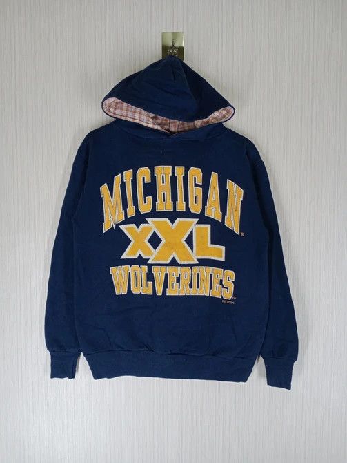 NCAA × Vintage Rare Vintage Michigan Wolverines Hoodie Sweatshirt Size US M / EU 48-50 / 2 - 1 Thumbnail