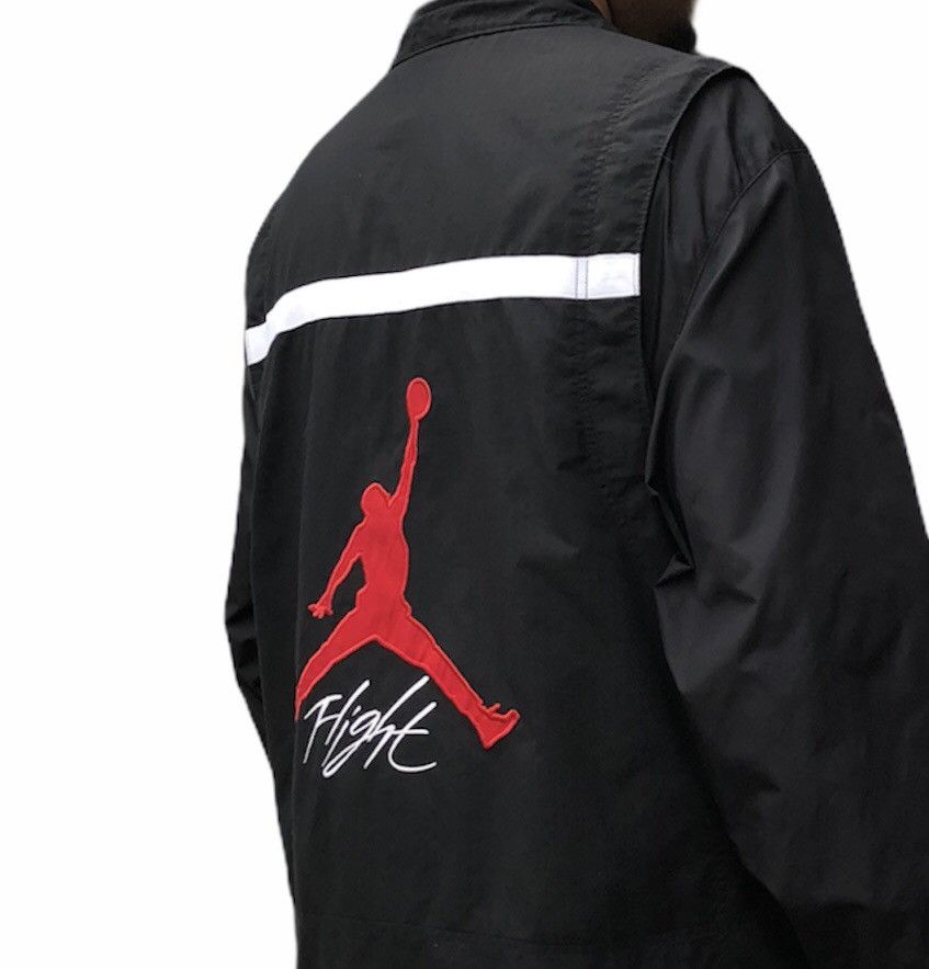 Jordan Brand Vintage Nike Air Jordan Flight Half Zip Jacket Size US XL / EU 56 / 4 - 3 Thumbnail