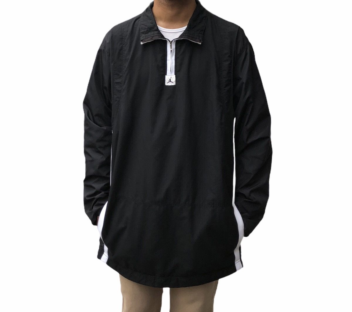 Jordan Brand Vintage Nike Air Jordan Flight Half Zip Jacket Size US XL / EU 56 / 4 - 4 Thumbnail
