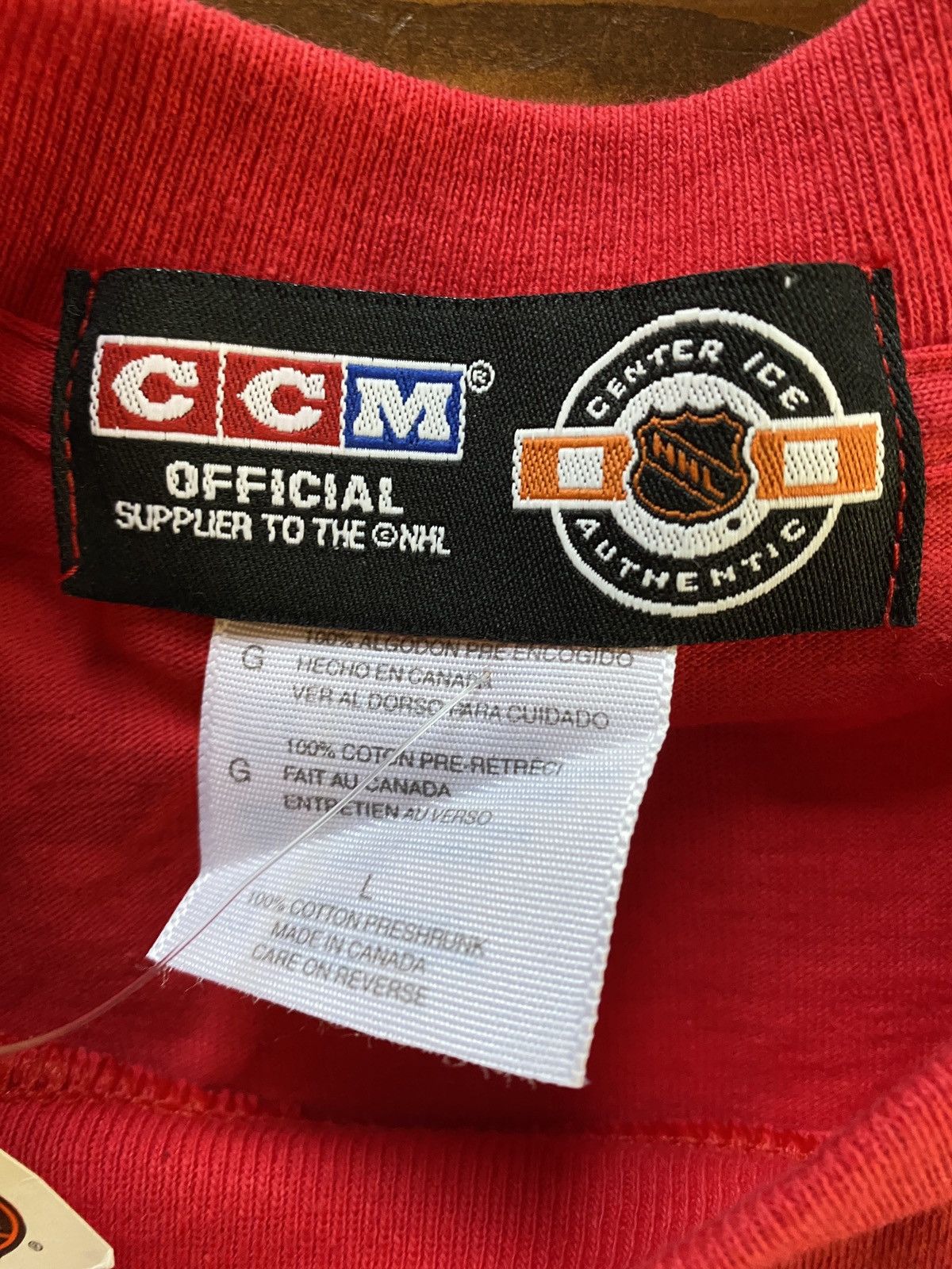 Ccm Vintage NWT Detroit Red Wings CCM New Tee Size US L / EU 52-54 / 3 - 12 Thumbnail