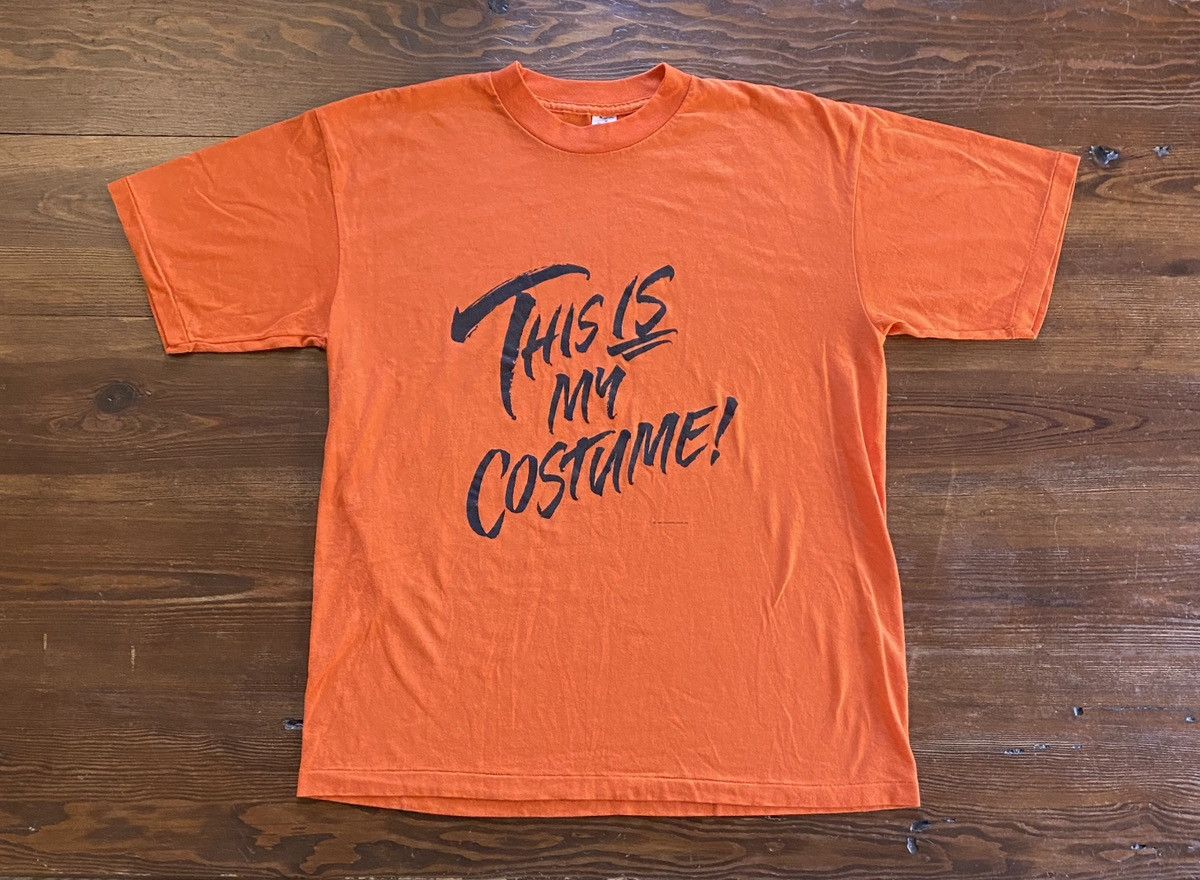 Vintage Vintage ‘89 This Is My Costume Halloween Single Stitch Tee Size US XL / EU 56 / 4 - 1 Thumbnail