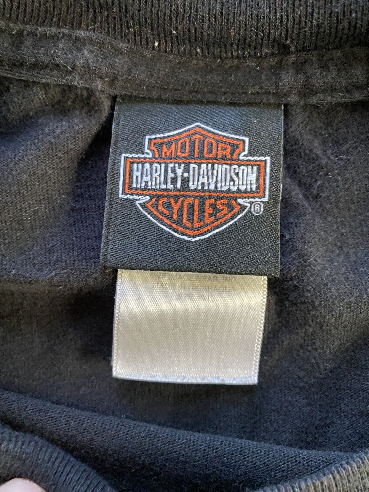 Harley Davidson 2011 Harley Davidson Orlando Fire Skull Oversized Tee Size US XXL / EU 58 / 5 - 11 Thumbnail
