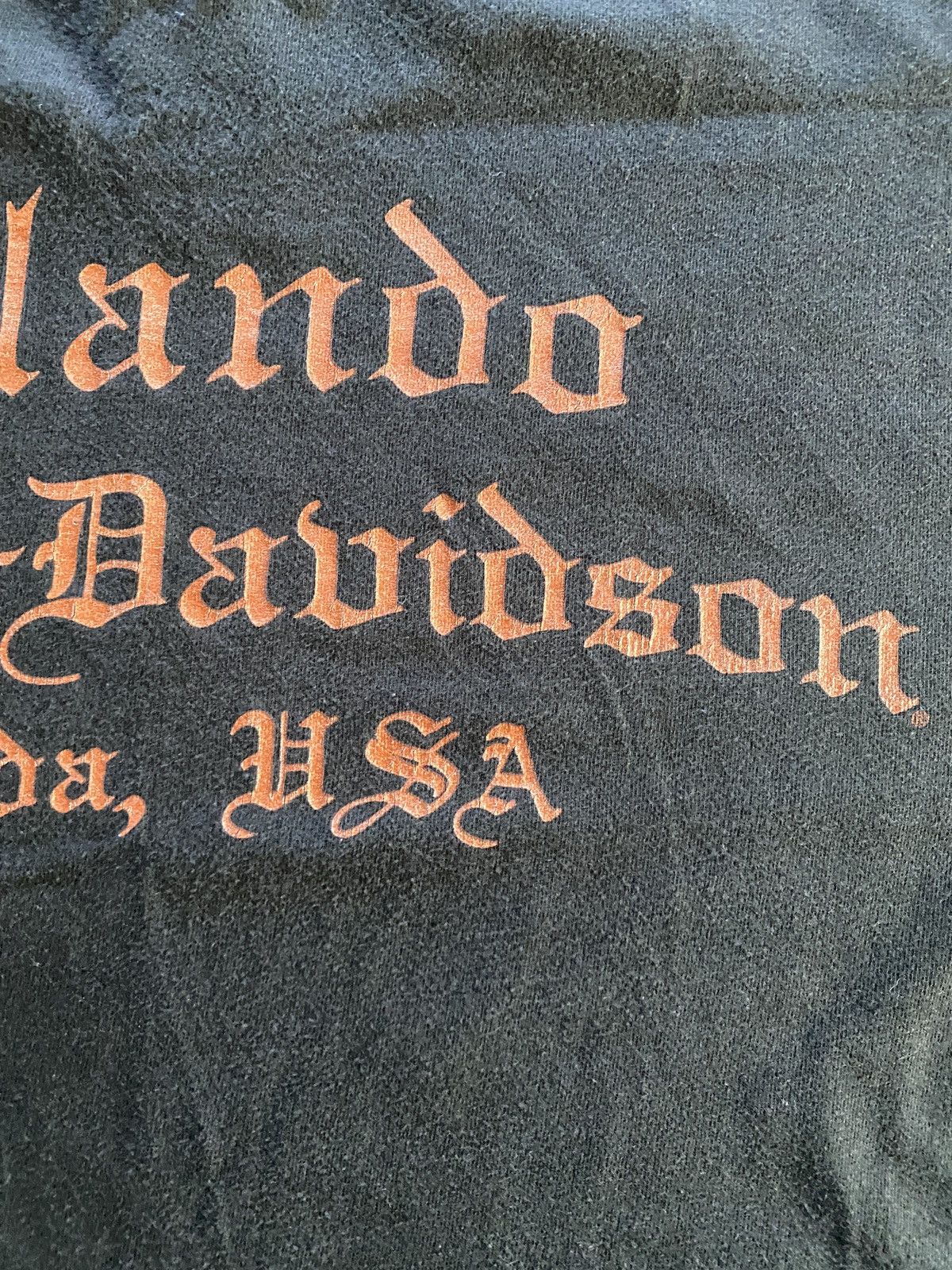 Harley Davidson 2011 Harley Davidson Orlando Fire Skull Oversized Tee Size US XXL / EU 58 / 5 - 6 Thumbnail