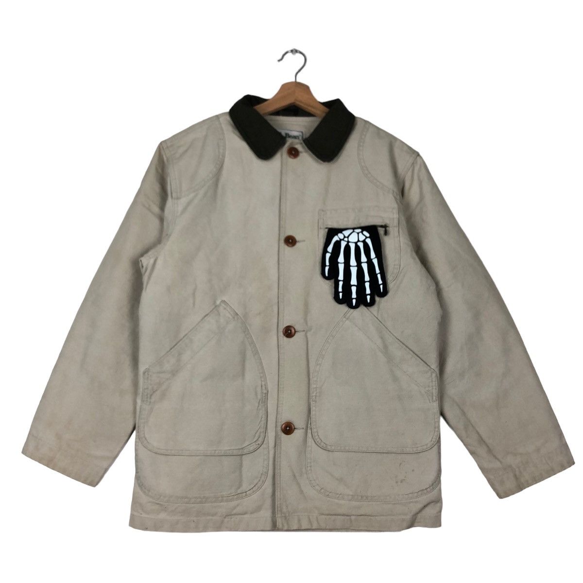 Japanese Brand VINTAGE DUCK CANVAS CHORE JACKET L.L.BEAN TARTAN BLANKET Size US M / EU 48-50 / 2 - 1 Thumbnail