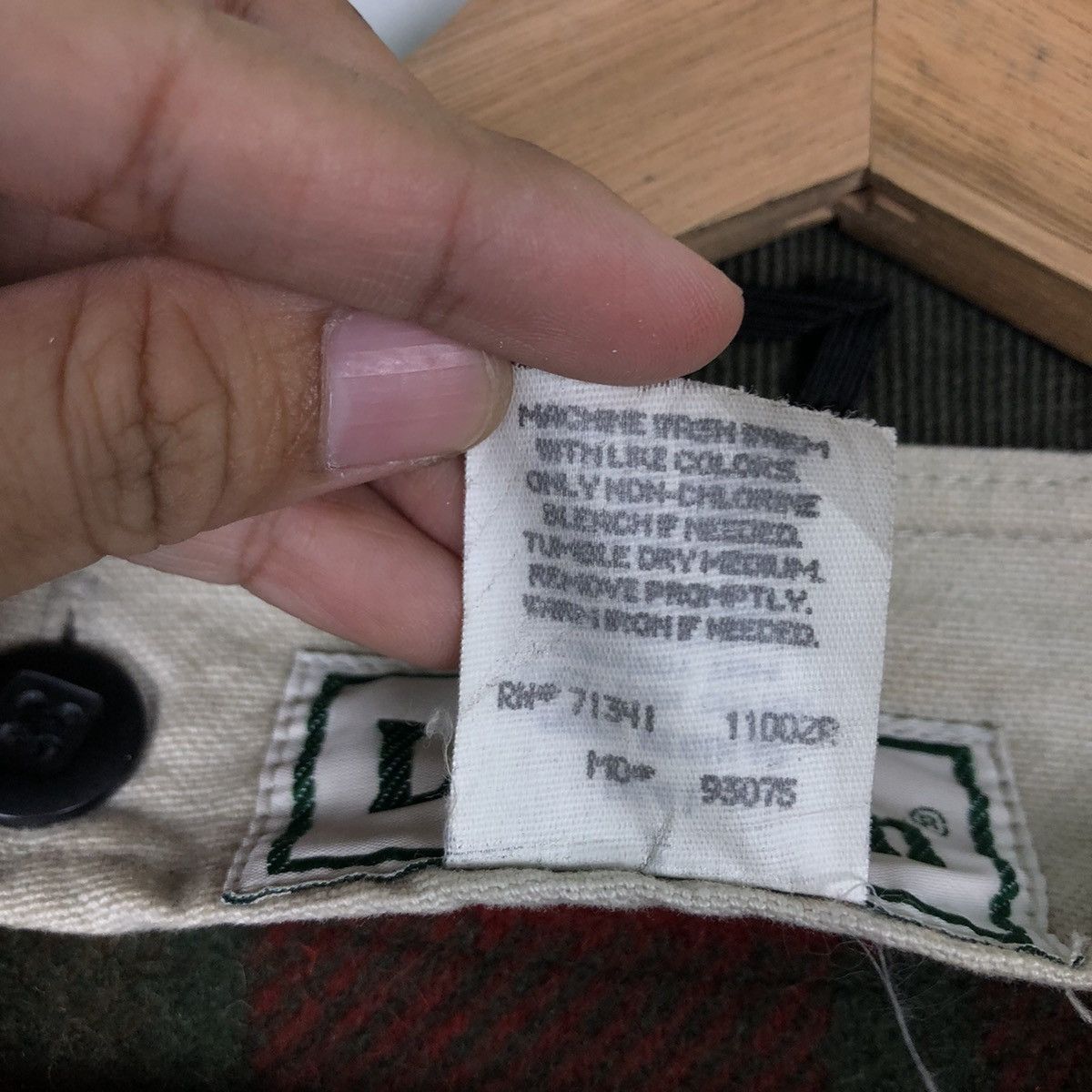 Japanese Brand VINTAGE DUCK CANVAS CHORE JACKET L.L.BEAN TARTAN BLANKET Size US M / EU 48-50 / 2 - 13 Thumbnail