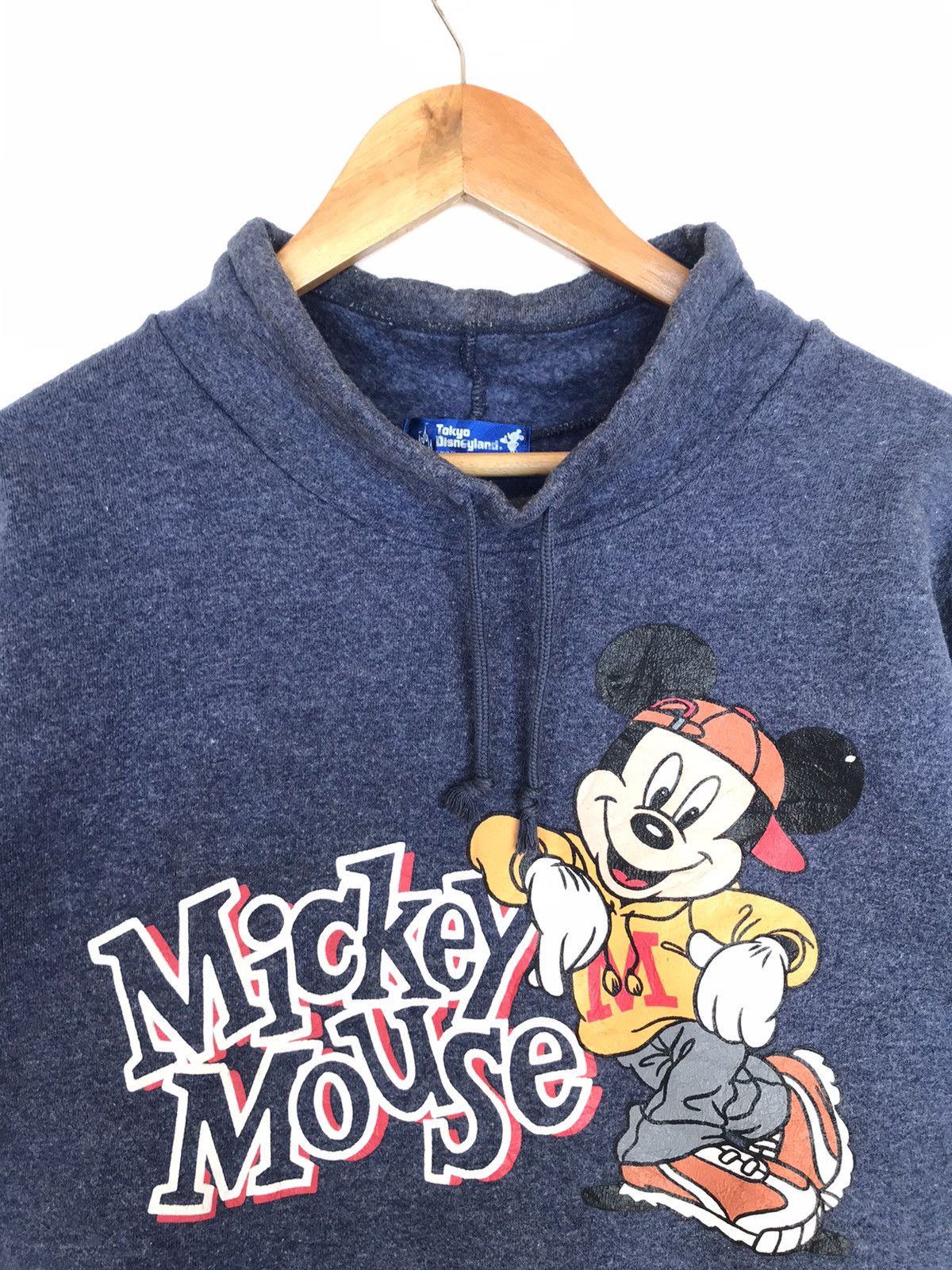 Disney Vintage Mickey Mouse Pullover Big Logo Tokyo Disneyland Size US L / EU 52-54 / 3 - 2 Thumbnail