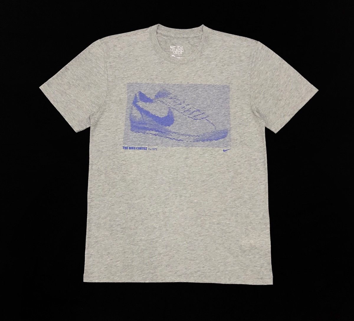 image of The Athletic Dept. The Nike Cortez Men T-Shirt in Grey (Size Medium)