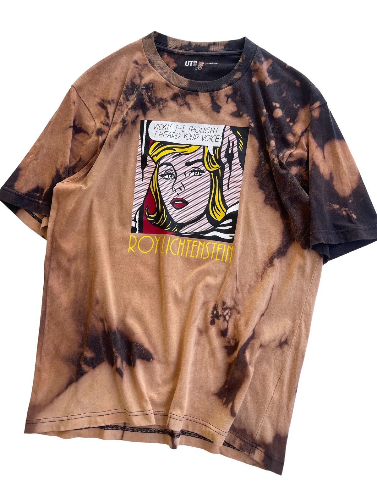 Vintage Roy Lichtenstein Tie Dye Big Logo Shirt Size US M / EU 48-50 / 2 - 4 Thumbnail