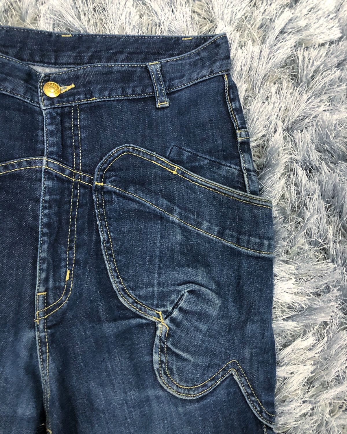 mercibeaucoup Vintage Mercibeaucoup Issey Miyake Indigo Dye Denim Jeans Size US 28 / EU 44 - 4 Thumbnail