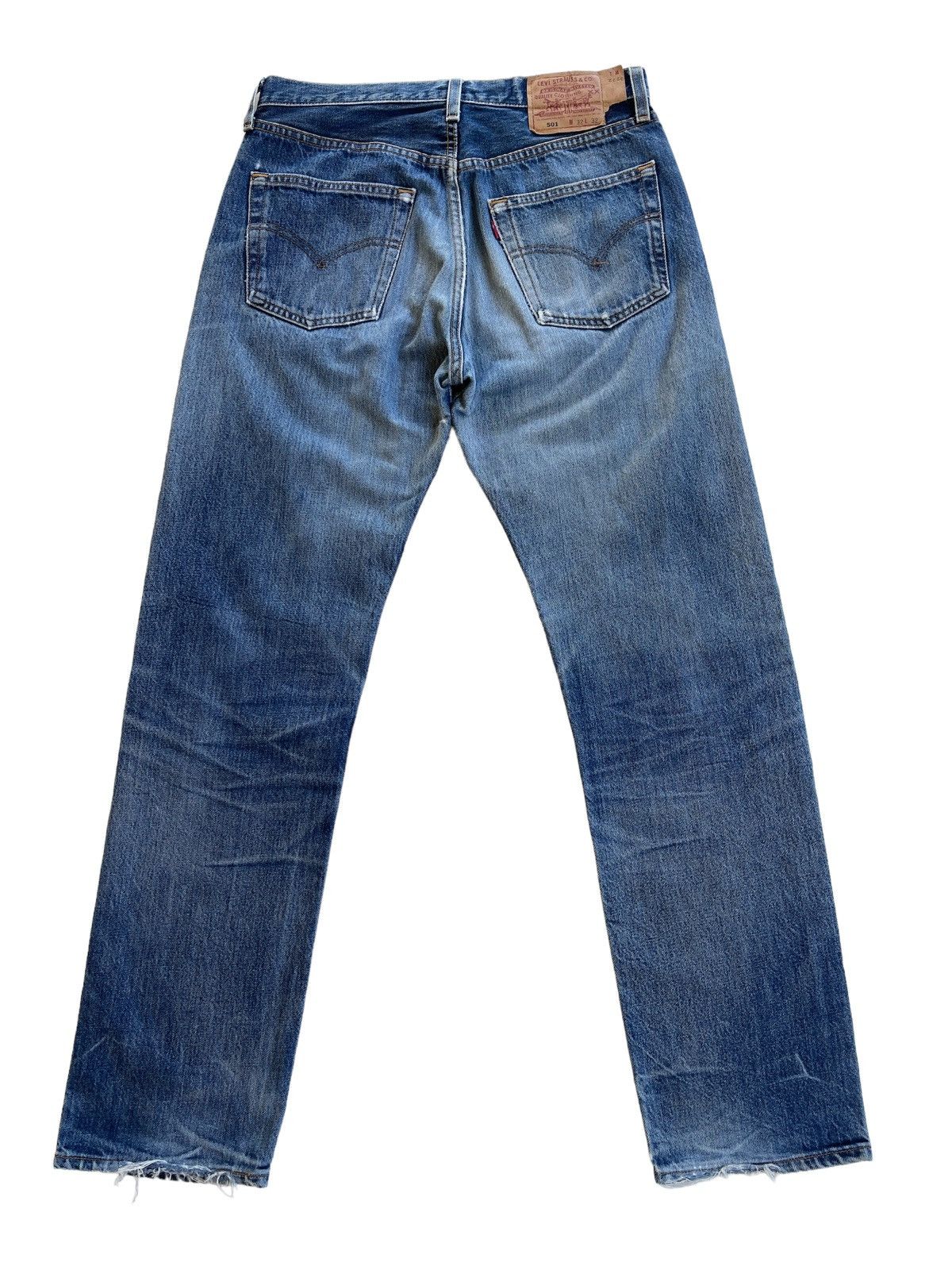 Levi's Vintage Clothing Vintage Levis Single R stamp 553 Distressed Denim Size US 31 - 2 Thumbnail