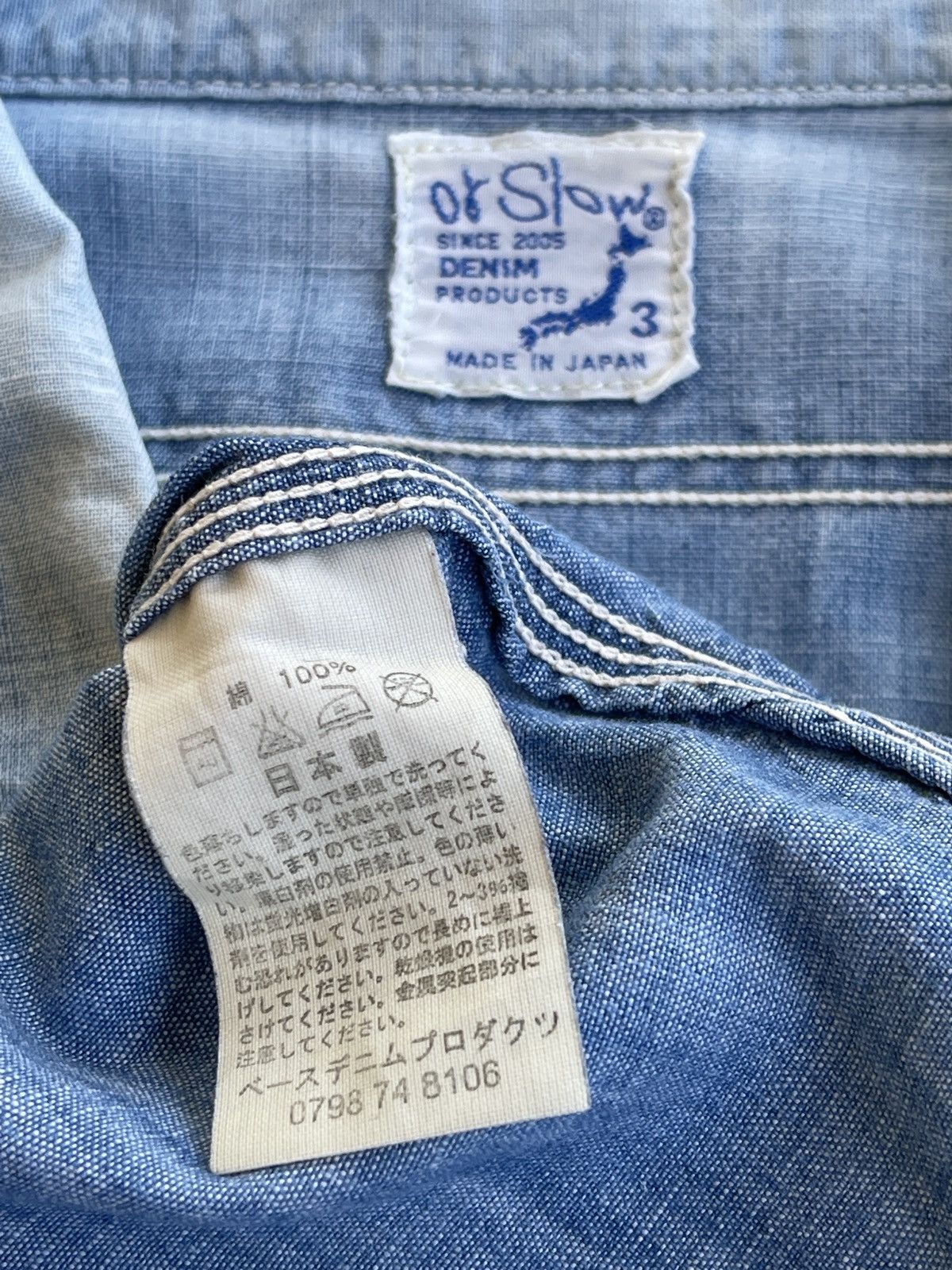Orslow Orslow Japan Chambray Shirts Size US M / EU 48-50 / 2 - 8 Thumbnail