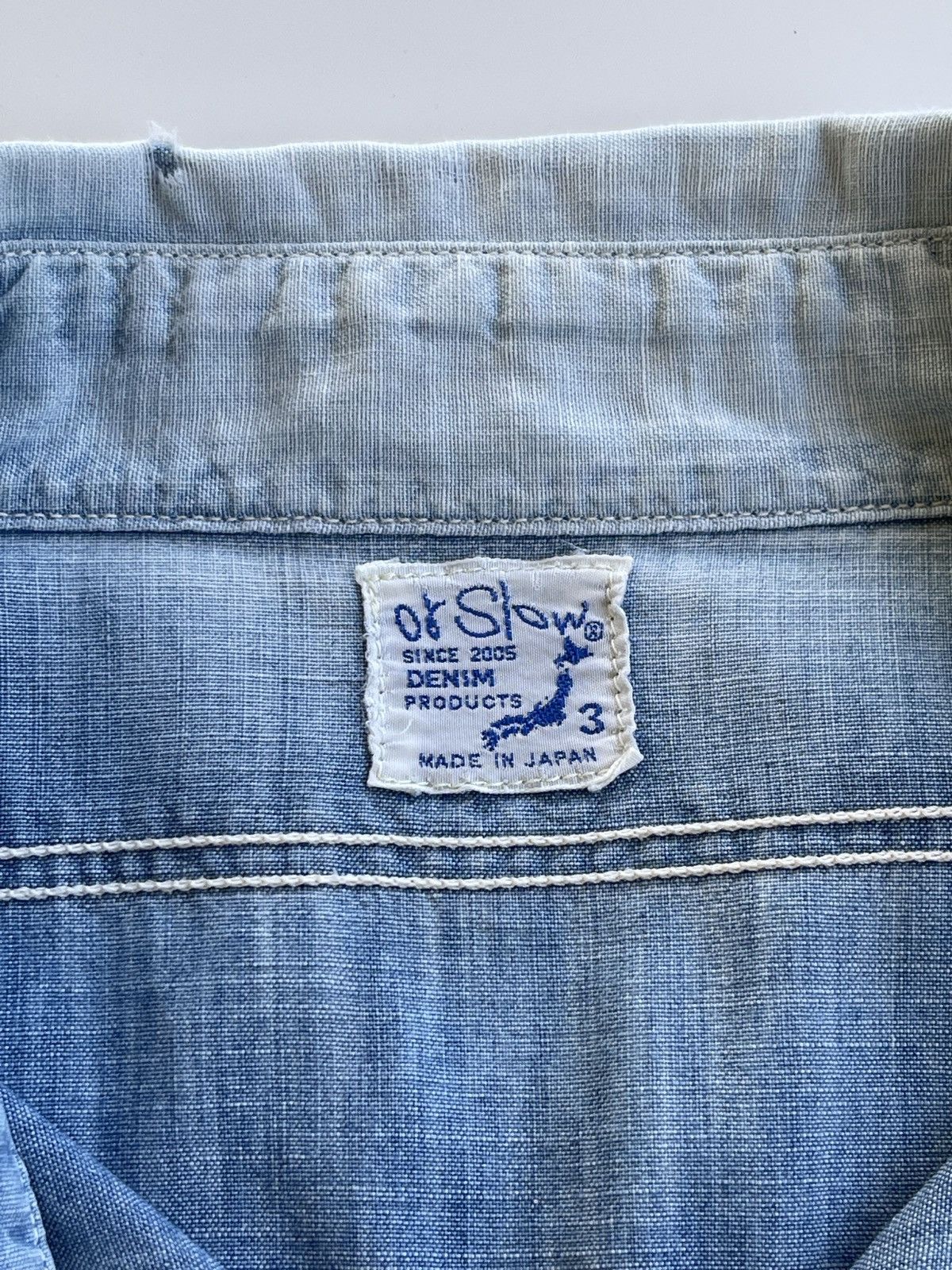 Orslow Orslow Japan Chambray Shirts Size US M / EU 48-50 / 2 - 6 Thumbnail