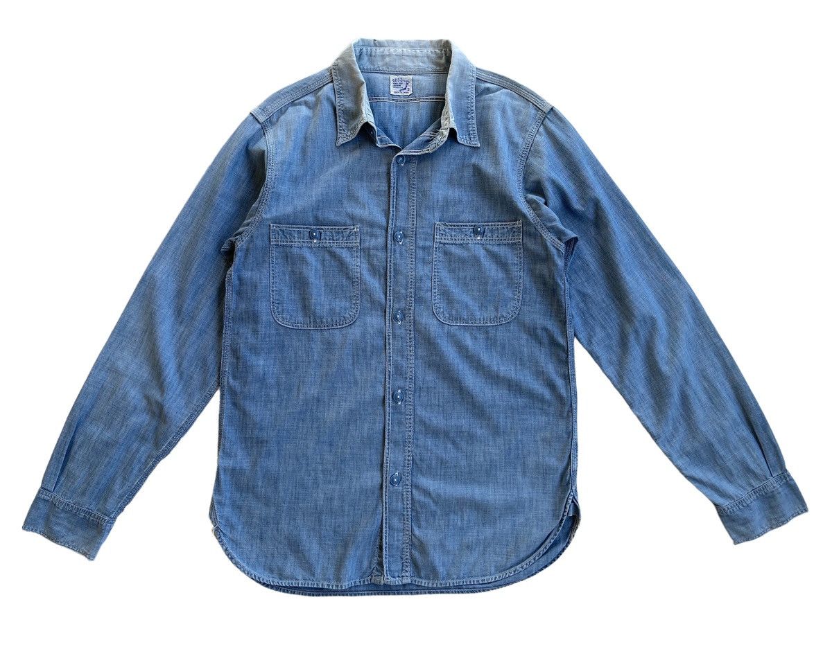 Orslow Orslow Japan Chambray Shirts Size US M / EU 48-50 / 2 - 3 Thumbnail