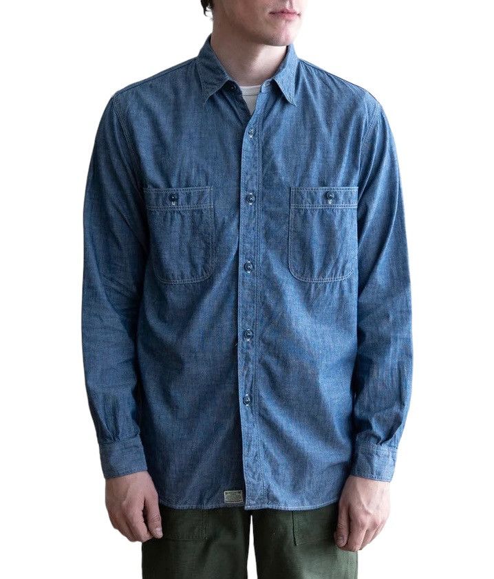 Orslow Orslow Japan Chambray Shirts Size US M / EU 48-50 / 2 - 1 Thumbnail