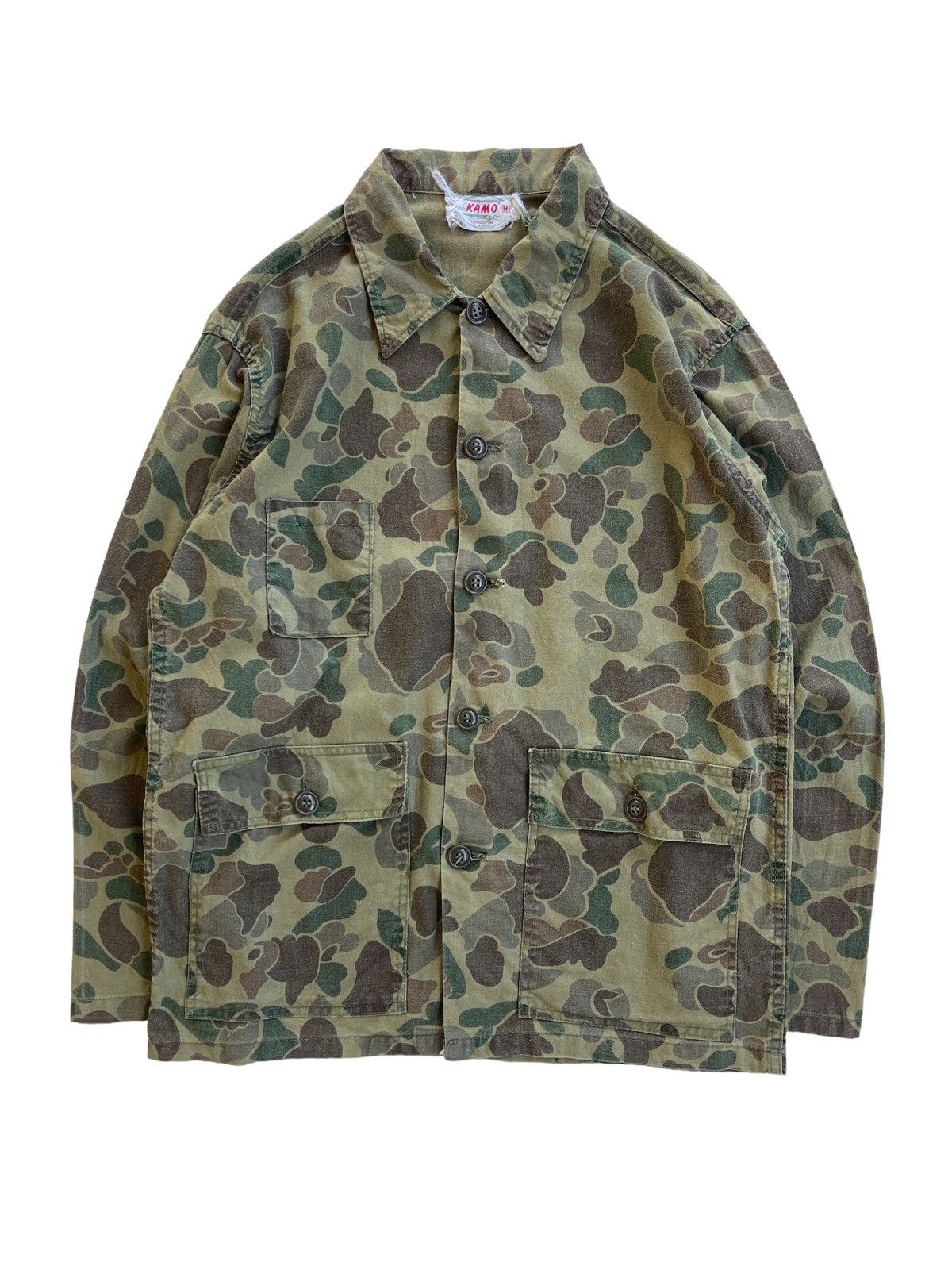 Vintage Vintage 70s Hunting Duck Camouflage Jacket Size US M / EU 48-50 / 2 - 1 Thumbnail