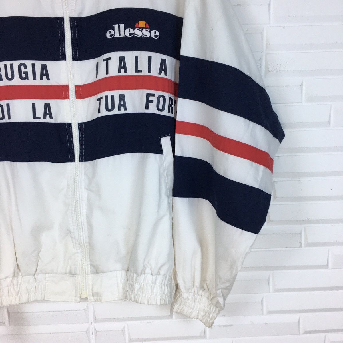 Ellesse Ellesse Forza Italia Bomber Style Jacket Size US L / EU 52-54 / 3 - 4 Thumbnail