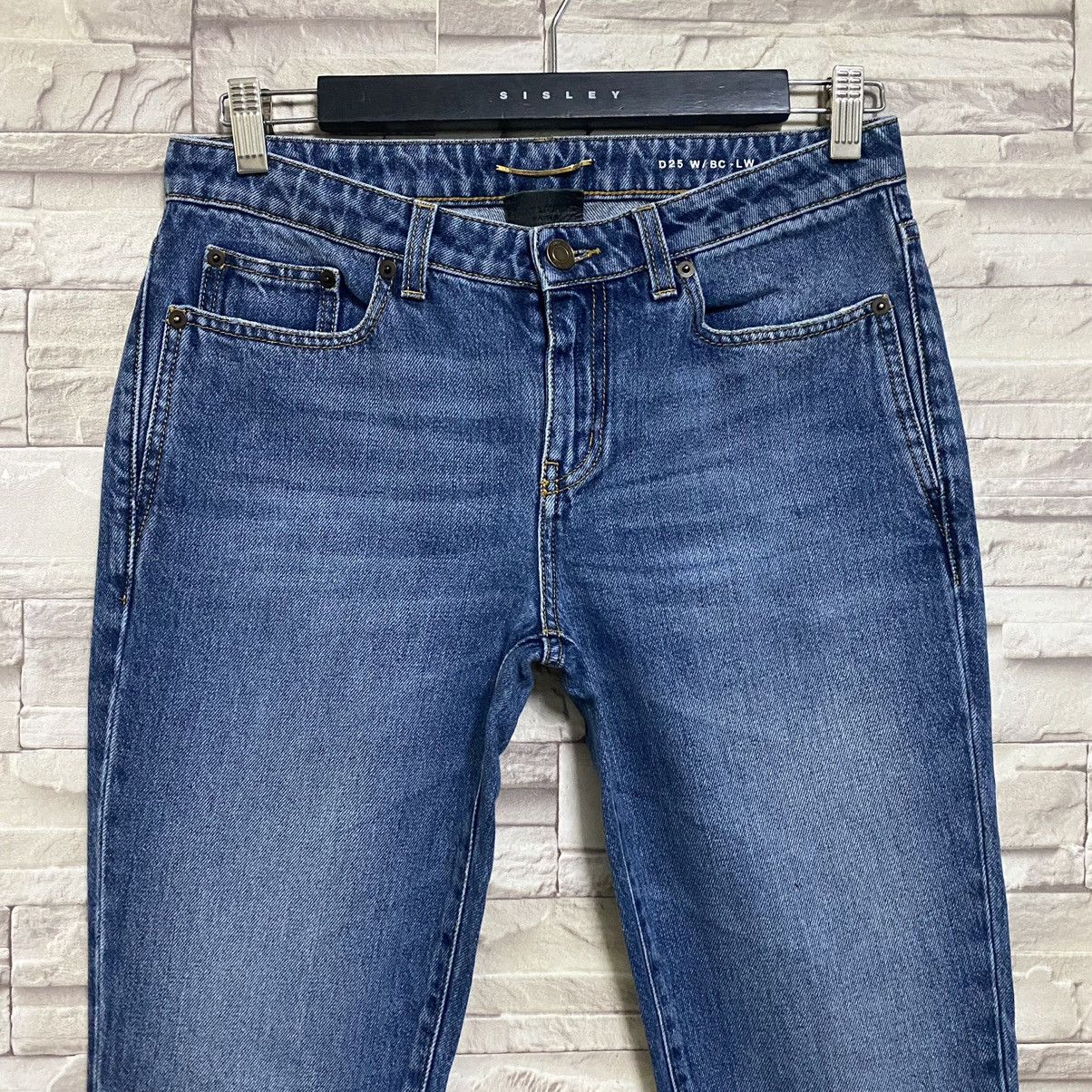 Hedi Slimane × Saint Laurent Paris Saint Laurent Paris Flare Jeans Cropped Size 30" / US 8 / IT 44 - 5 Thumbnail