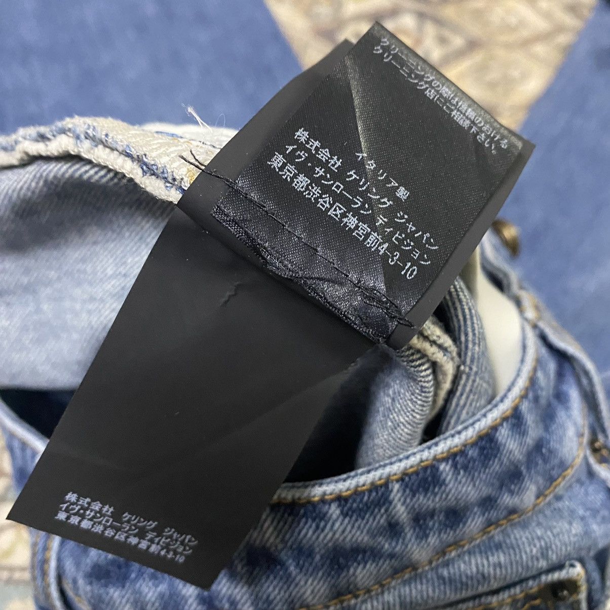 Hedi Slimane × Saint Laurent Paris Saint Laurent Paris Flare Jeans Cropped Size 30" / US 8 / IT 44 - 19 Thumbnail