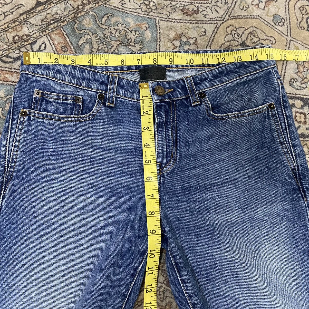 Hedi Slimane × Saint Laurent Paris Saint Laurent Paris Flare Jeans Cropped Size 30" / US 8 / IT 44 - 20 Thumbnail