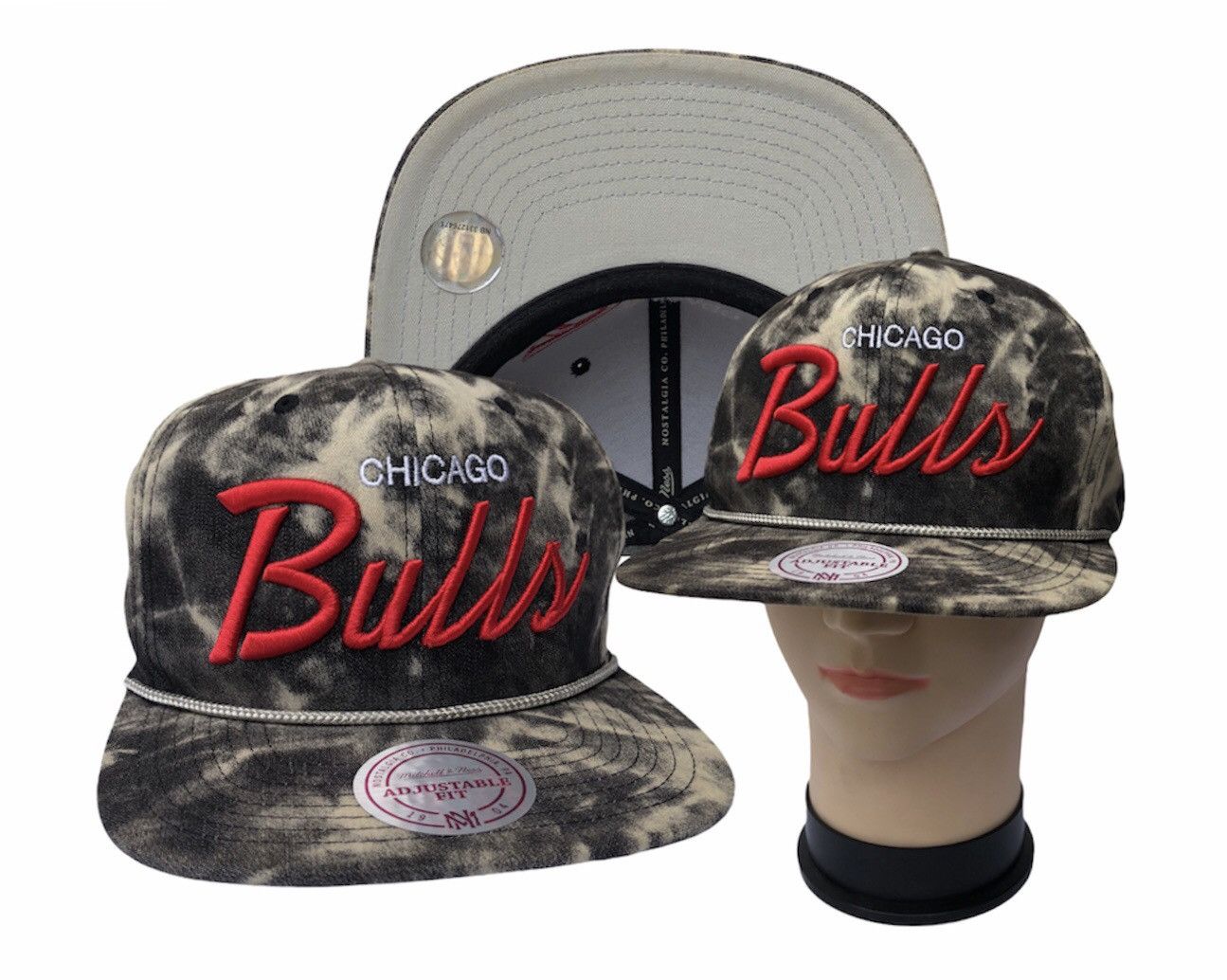 Mitchell & Ness Chicago Bulls Mitchell & Ness NBA Tie dye snapback Size ONE SIZE - 1 Thumbnail